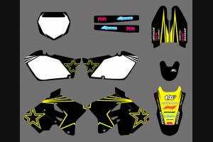 Kit de pegatinas compatible con per SUZUKI RM 125/250 2001 - 2008 - MXPKAD13692