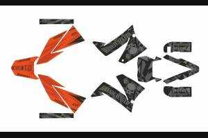 Kit adesivi compatibile con per KTM LC4 640 SUPERMOTO 2005 - MXPKAD13786