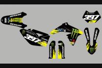 Aufkleber Satz kompatibel mit per SUZUKI RM 50 VALENTI 2013 - 2016 - MXPKAD13689