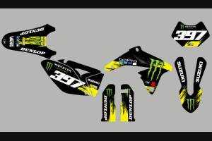 Kit de pegatinas compatible con per SUZUKI RM 50 VALENTI 2013 - 2016 - MXPKAD13689