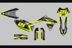 Kit de pegatinas compatible con per SUZUKI RM 50 VALENTI 2013 - 2016 - MXPKAD13802
