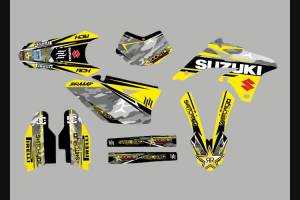 Sticker set compatible with per SUZUKI RM 50 VALENTI 2013 - 2016 - MXPKAD13802