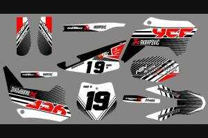 Kit Autocollants compatible avec per YCF 150 2018 - 2020 - MXPKAD13616