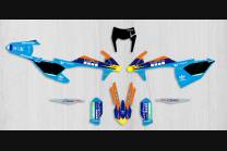 Kit de pegatinas compatible con per KTM EXC EXC-F 125 200 250 300 350 450 2017 - 2019 - MXPKAD13807
