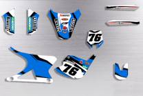 Kit Autocollants compatible avec per POLINI XP4 2007 - 2017 - MXPKAD13843