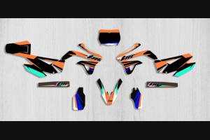 Kit Autocollants compatible avec per TM 4T SMX/SMR 450/300 2008 - 2014 - MXPKAD13832