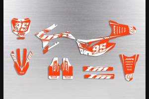Kit Autocollants compatible avec per TM 4T SMX/SMR 450/300 2015 -2019 - MXPKAD13836