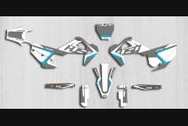 Kit adesivi compatibile con per HUSQVARNA TC 125/250 - FC 250/350/450 2019 - 2021 - MXPKAD13876