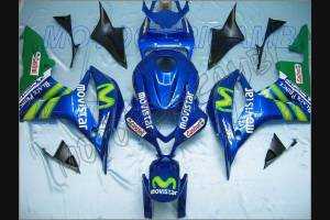 Lackierte Straße Verkleidung auf ABS kompatibel mit Honda CBR 600 RR 2007 - 2008 - MXPCAV2009