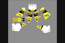 Kit Autocollants compatible avec per SUZUKI RM 250 1989 - 1992 - MXPKAD13693