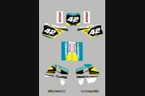 Sticker set compatible with per SUZUKI RM 250 1989 - 1992 - MXPKAD13790