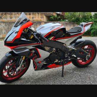 Lackierte Rennverkleidung Aprilia RSV4 2015 - 2020 + Schrauben, Schnellverschlüsse - MXPCRV13913
