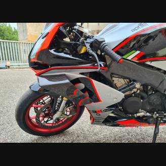 Lackierte Rennverkleidung Aprilia RSV4 2015 - 2020 + Schrauben, Schnellverschlüsse - MXPCRV13913