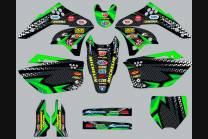 Kit Autocollants compatible avec per KAWASAKI KXF 250 2006 - 2008 - MXPKAD13657