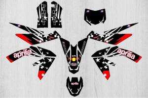 Kit Autocollants compatible avec per APRILIA SXV 450 RXV 550 2006 - 2013 - MXPKAD13838