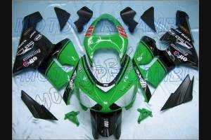 Painted street fairings in abs compatible with Kawasaki ZX6R 636 2005 - 2006 - MXPCAV2019