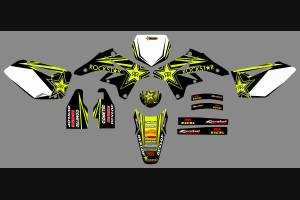 Kit Autocollants compatible avec per SUZUKI RMZ 250 2007 - 2009 - MXPKAD13695