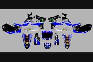 Aufkleber Satz kompatibel mit per YAMAHA YZF 250 450 2003 - 2005 - MXPKAD13677