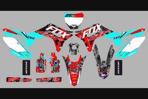 Kit de pegatinas compatible con per Honda CRF 450 2017 - 2018 - MXPKAD13265