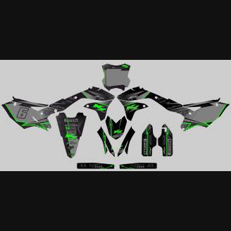 Sticker set compatible with per KAWASAKI KXF 450 2016 - 2018 - MXPKAD13665
