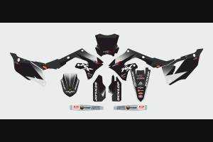 Sticker set compatible with per KAWASAKI KXF 250 2021 - MXPKAD13740