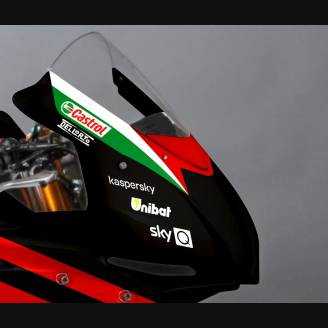 Lackierte Rennverkleidung Aprilia RSV4 2015 - 2020 + Schrauben, Schnellverschlüsse - MXPCRV13912