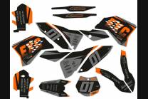Sticker set compatible with per KTM EXC EXC-F 125 200 250 450 2008 - 2011 - MXPKAD13951