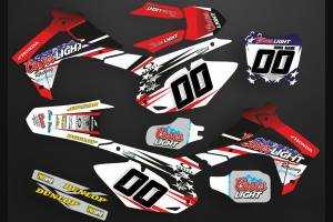 Kit Autocollants compatible avec per Honda CRF 450 2013 - 2016 - MXPKAD13969