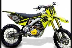 Kit adesivi compatibile con per SUZUKI RMZ 450 2008 - 2017 - MXPKAD14037