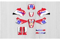 Aufkleber Satz kompatibel mit per BETA R12 2014 - 2017 - MXPKAD13599