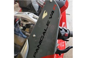 Painted street fairings in abs compatible with Ducati Panigale V4 V4S for Akrapovic exhaust 2020 -2021 - MXPCAV14043