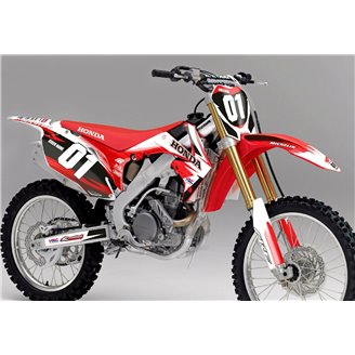 Kit Autocollants compatible avec per Honda CRF 450 2009 - 2012 - MXPKAD14061