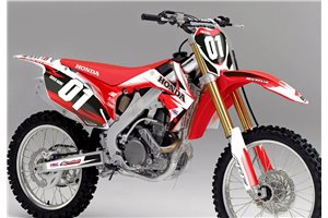 Kit Autocollants compatible avec per Honda CRF 450 2009 - 2012 - MXPKAD14061