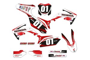 Kit Autocollants compatible avec per Honda CRF 450 2009 - 2012 - MXPKAD14061