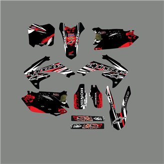 Kit adesivi compatibile con per Honda CRF 450 2009 - 2012 - MXPKAD14061