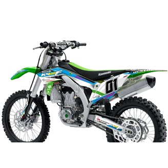 Kit de pegatinas compatible con per KAWASAKI KXF 450 2016 - 2018 - MXPKAD14067