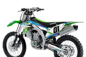 Sticker set compatible with per KAWASAKI KXF 450 2016 - 2018 - MXPKAD14067