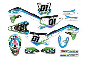 Sticker set compatible with per KAWASAKI KXF 450 2016 - 2018 - MXPKAD14067