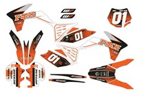 Aufkleber Satz kompatibel mit per KTM SX 125 200 250 300 350 450 2013 2016 - MXPKAD14092