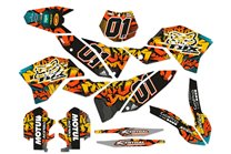 Kit adesivi compatibile con per KTM SX 125 200 250 300 350 450 2013 2016 - MXPKAD14097