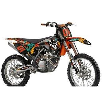 Kit adesivi compatibile con per KTM SX 125 200 250 300 350 450 2013 2016 - MXPKAD14105