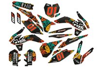 Kit adesivi compatibile con per KTM EXC EXC-F 125 200 250 350 450 2012 - 2013 - MXPKAD14106