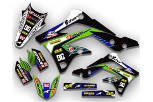 Kit de pegatinas compatible con per KAWASAKI KXF 450 2019 - 2021 - MXPKAD14111