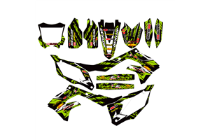 Sticker set compatible with per KAWASAKI KXF 450 2019 - 2021 - MXPKAD14114