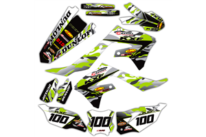 Sticker set compatible with per KAWASAKI KXF 250 2004 - 2005 - MXPKAD14118
