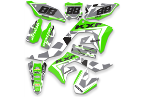 Sticker set compatible with per KAWASAKI KXF 450 2019 - 2021 - MXPKAD14122