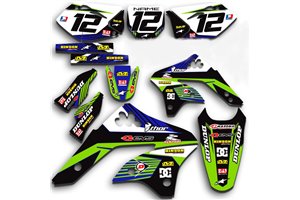 Sticker set compatible with per KAWASAKI KXF 250 2006 - 2008 - MXPKAD14109