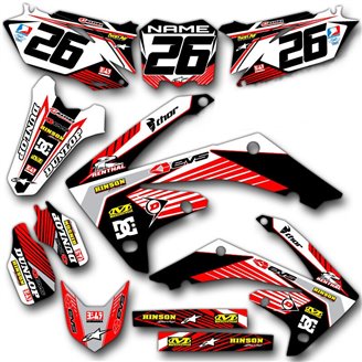 Kit Autocollants compatible avec per YAMAHA YZ 125/250 2015 - 2021 - MXPKAD14131