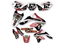 Kit de pegatinas compatible con per KAWASAKI KXF 250 2006 - 2008 - MXPKAD14132