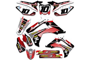 Kit Autocollants compatible avec per Honda CRF 450 2013 - 2016 - MXPKAD14141